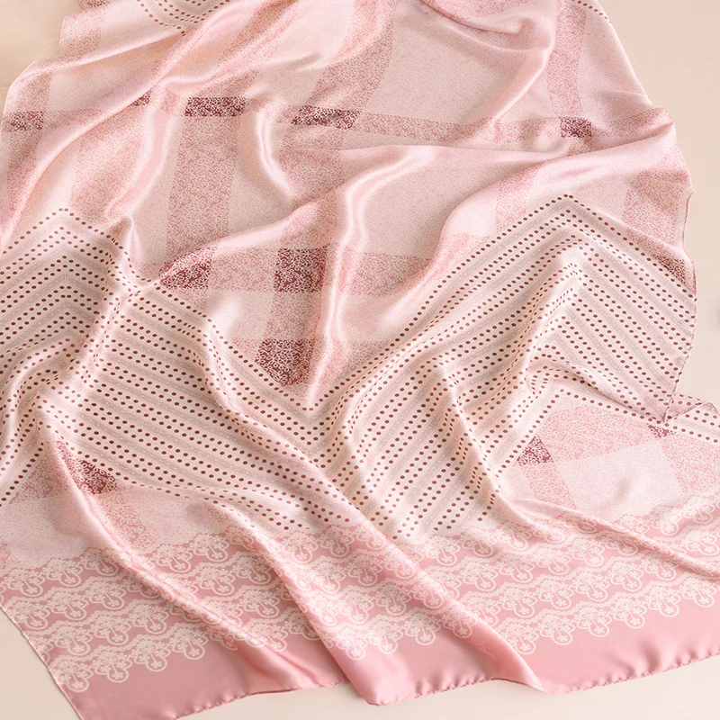 

2021 Luxury Brand Silk Scarves Autumn Winter Lady Fashion Print Scarf Popular Headscarf Women Sunscreen Beach Quality Silk Shawl