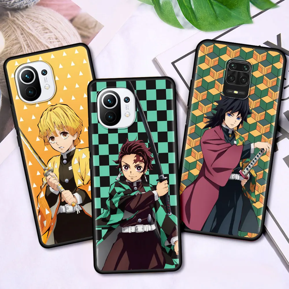 

Anime Demon Slayer Cute Case for Oppo A53 A9 2020 A93 A52 Find X2 Lite F11 Reno 4 3 6 Pro Plus Ace A95 A94 A55 Phone Cover