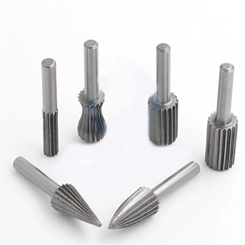 6 шт. деревообрабатывающее гравировальное шлифовальное сверло для вращающихся