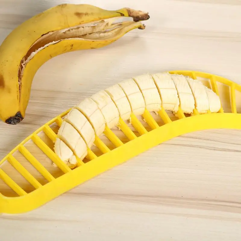 

Banana Slicer Chopper Cutter Banana Make Fruit Vegetable Sausage Cereal Cutter Banana Cutting Tool Kitchen Cooking Gadgets Tools