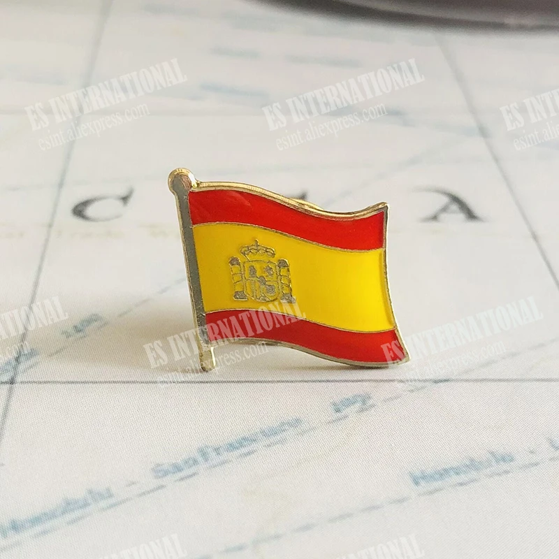 Нашивки с национальным флагом Испании повязка на руку нашивки вышивкой и заколка