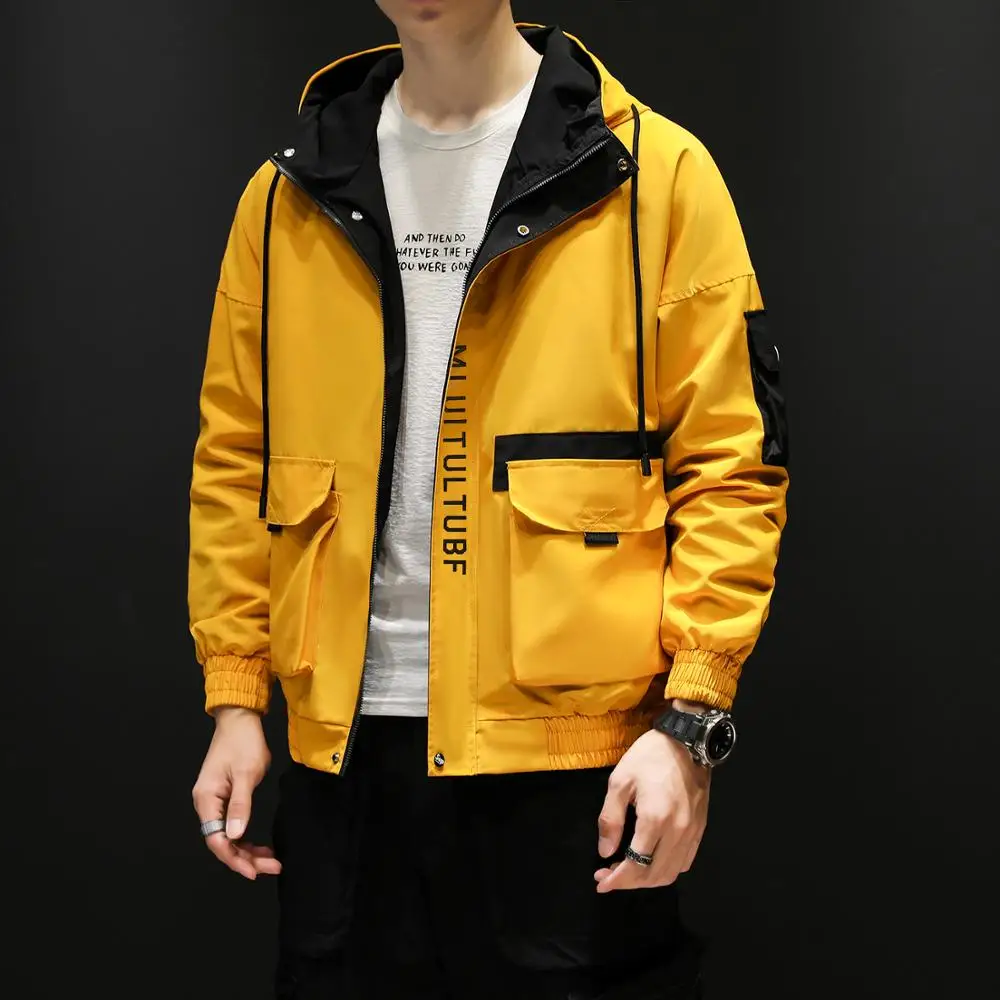 

Mens Black Bomber Black Jacket And Men Pilot Baseball Jackets Male Hip Hop Cargo Coat Streetwear Outerwear