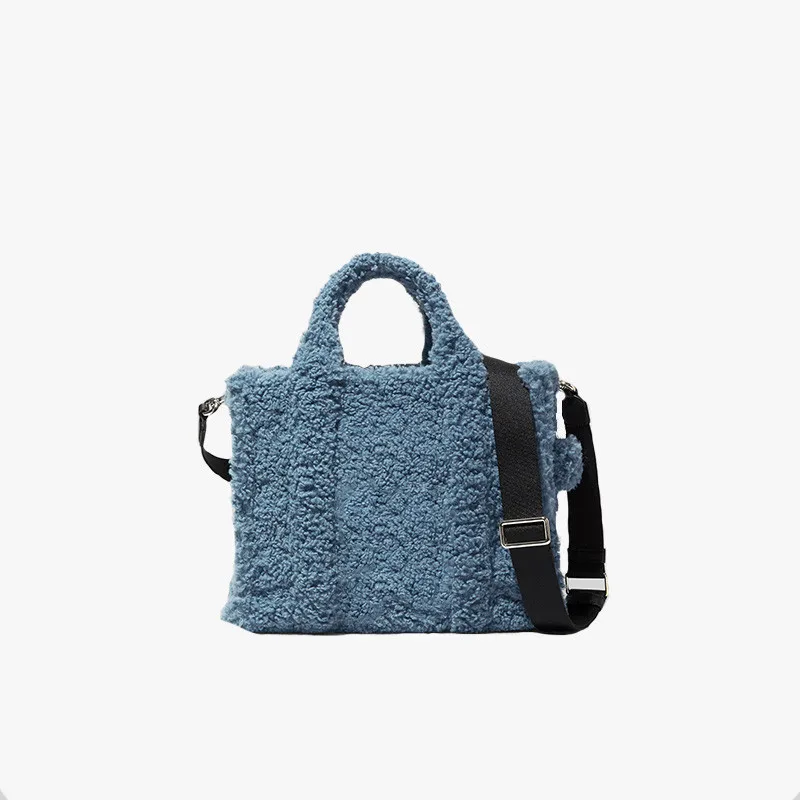 Маленькая плюшевая Сумка-тоут серии Тедди Марка Якобса модная милая сумка для