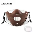 Ганнибал Лектер маска Печать моющийся фильтр Анти Пыль рот маска Ганнибал Лектер смешной