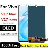 6 38 oled for vivo v17 neo lcd display touch screen digitizer assembly replacement for vivo v 17 1920 v17 russia version lcd