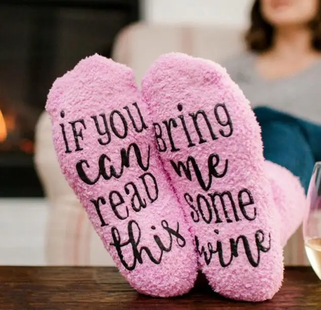 Забавные носки для мужчин и женщин с принтом слов если вы можете написать это Bring