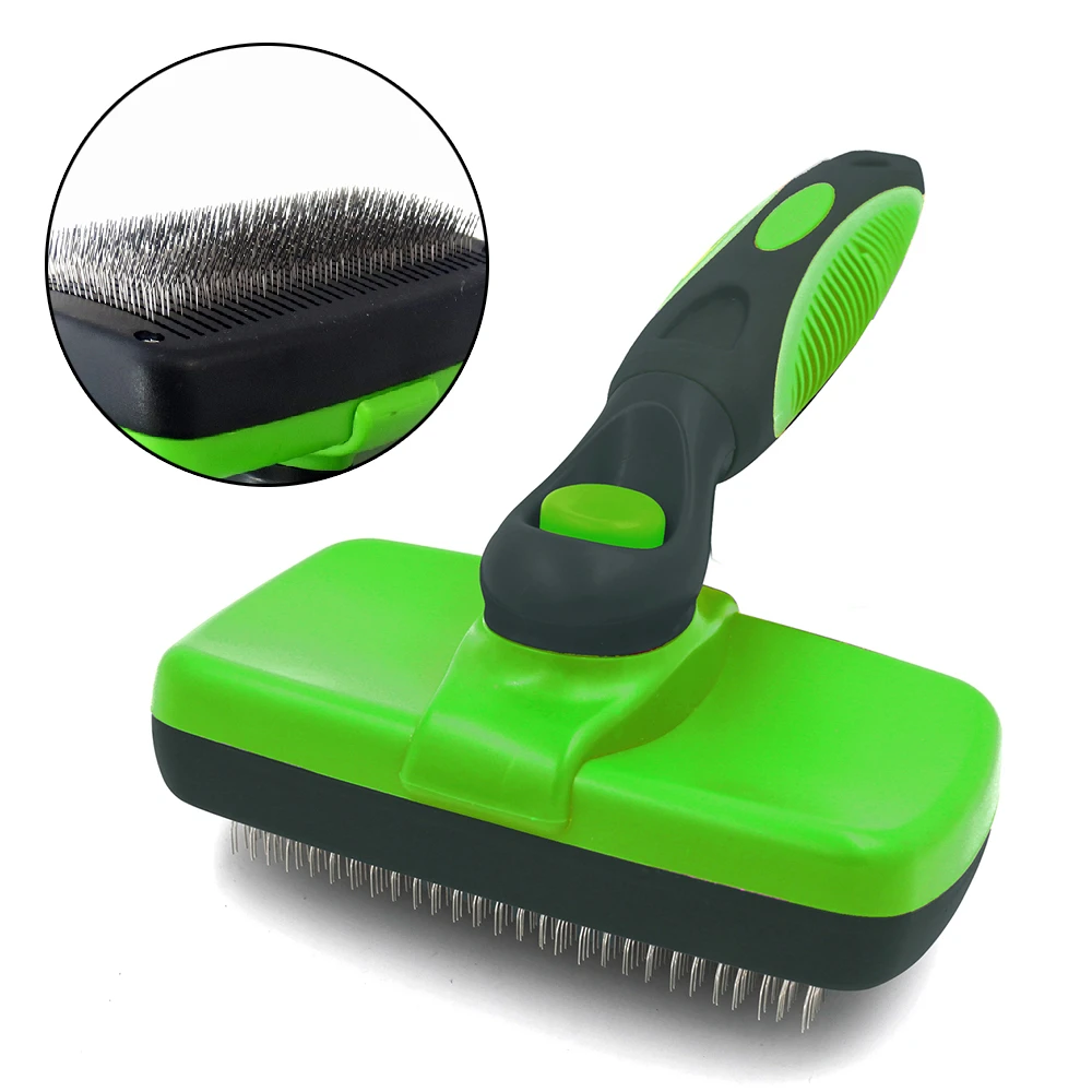 

Pet Self Cleaning Slicker Brush Grooming Brush Tools for Cats Dogs Long hair Shedding Stainless Steel Gently Pet Accessories