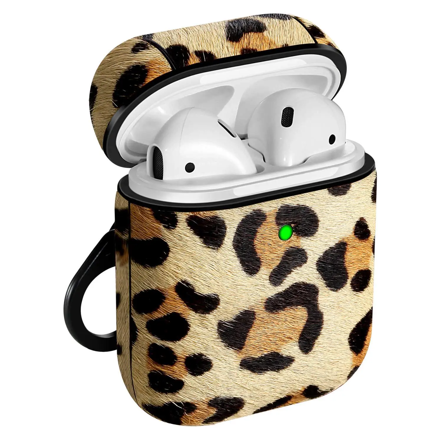 

Bluetooth Earphone Protective Cover for AirPods Charging Case - Leopard