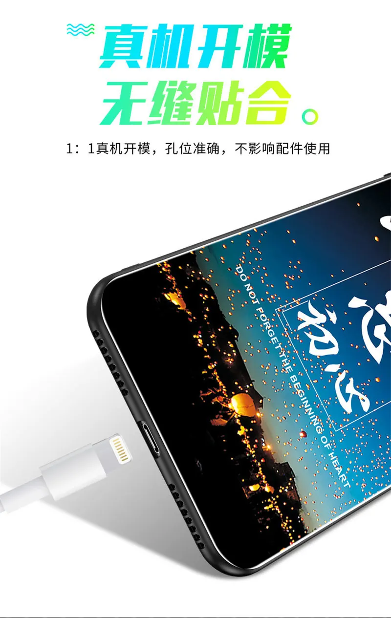 Светящийся чехол для телефона Xiaomi Redmi 8, чехол 6,22 дюйма, светящаяся задняя крышка из закаленного стекла для Xiaomi Redmi 8, силиконовый чехол