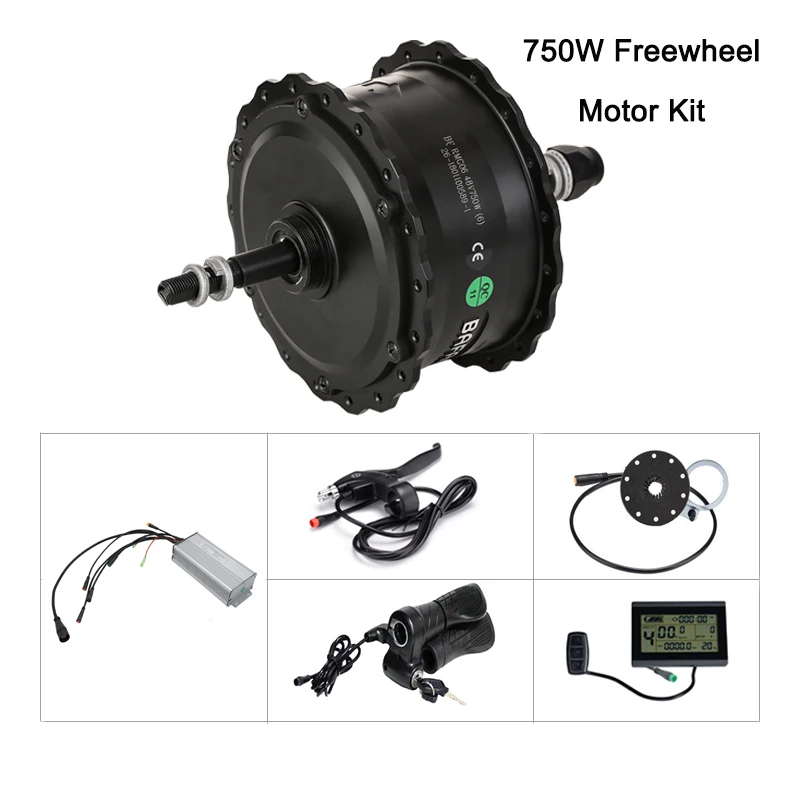 BAFANG 48V 750W бесколлекторный мотор Bafang мотор для центрального движения RMG06 D/DC 750W задний мотор старый 175 мм/190 мм 8Fun Электрический велосипед задний мотор для центрального движения - Цвет: 750W Freewheel Kit