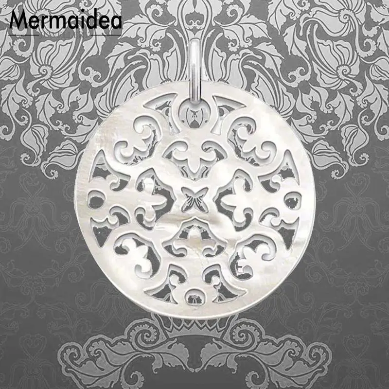 Перламутровое арабское украшение подвески ювелирные изделия посеребренный