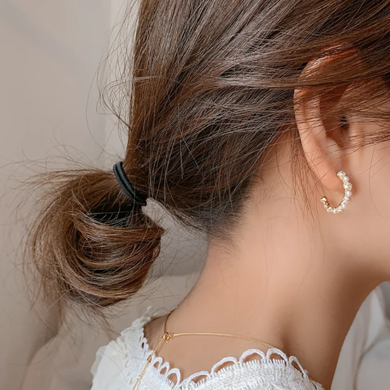 В Корейском стиле Модные сапоги в панковском Личность Шарм паве Циркон жемчуг