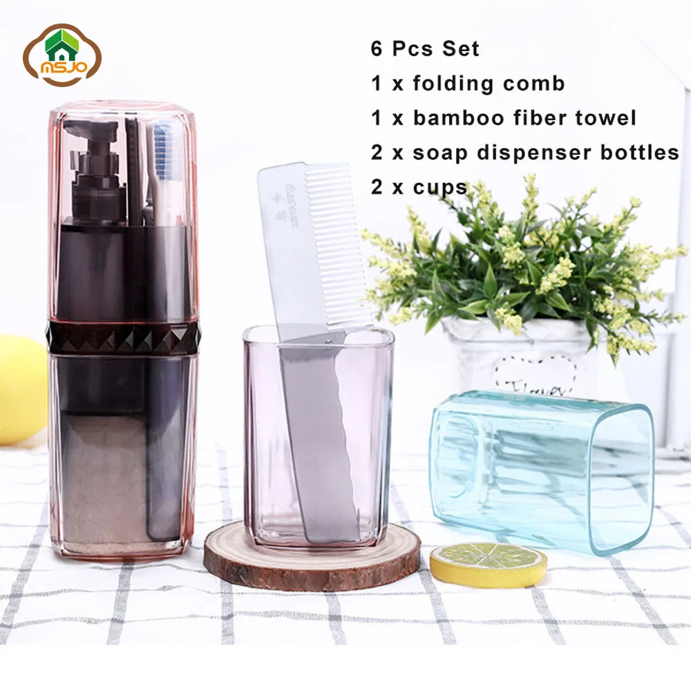 MSJO аксессуары для путешествий Органайзер портативная зубная щетка ванной паста