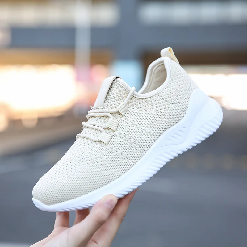 

Spring Casual Women Sneakers 202 Outdoor Walking Lightweight Slip On Flats Shoes Women Loafers Plus Size 42