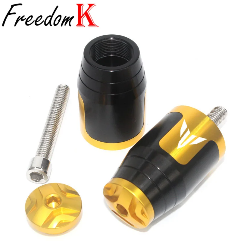 CNC 22 мм мотоциклетные ручки для руля крышка заглушки заднего вида