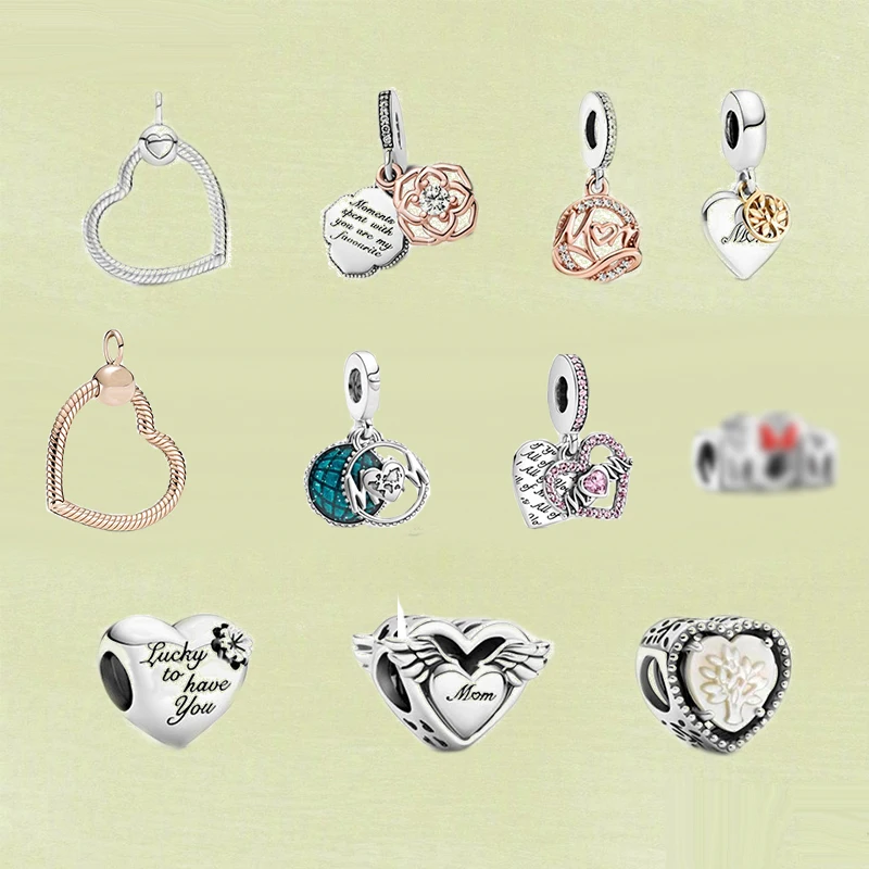 

2021 стерлингового серебра 100% пробы, новый кулон, оригинальный браслет Diy, ювелирные изделия, подарки для женщин, ограниченный выпуск, 925