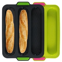 1pcs silicone mold french bread baking mold bread baking tray nonstick cake baguette mold pans bread baking tools