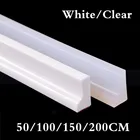 Белая Силиконовая пробка для воды для ванной, блокирующая душевая дамба, не скользящая отделение для сухого и мокрого, прокладка для двери, нижняя уплотнительная лента