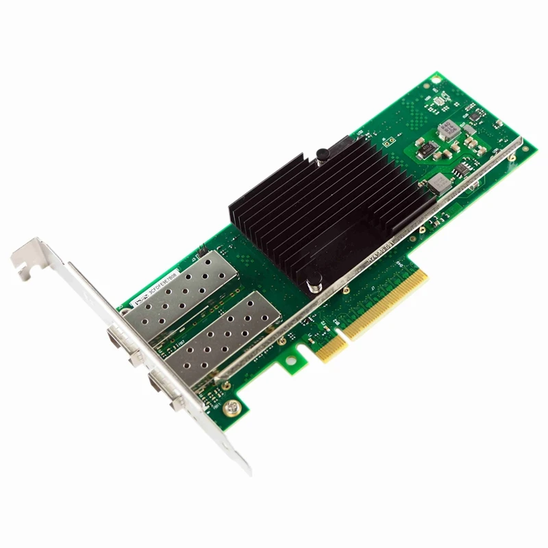 Сетевая карта 10 Гб PCI E NIC для X710 DA2 с чипом Intel двойной SFP + порт адаптер Express Ethernet Lan