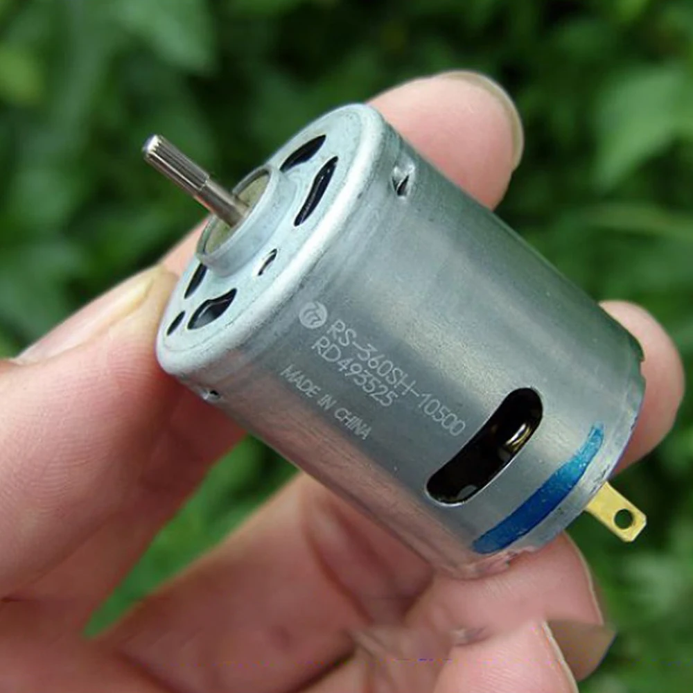 Mabuchi 360 10500 мотор редуктор постоянного тока 12V 15V 24V 7000 об/мин высокого Скорость