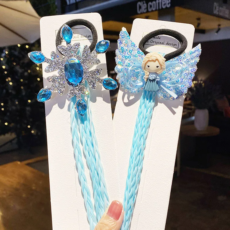 Повязка на голову детская голубая с бантом для девочек | Аксессуары одежды