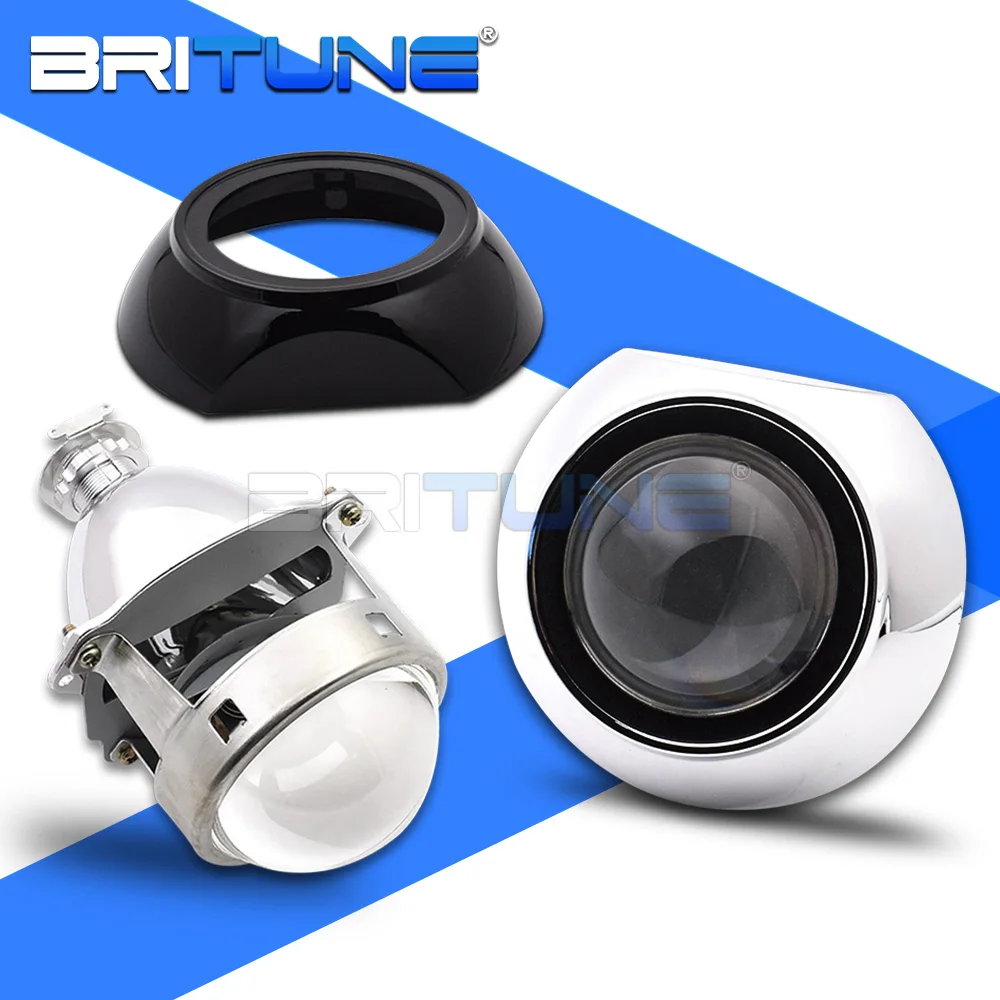 

Britune Car Lens Retrofit Projector Bi-xenon 3.0 inch H7 H4 Headlight Automotive Lenses Full Metal H1 LED HID Lights Accessories
