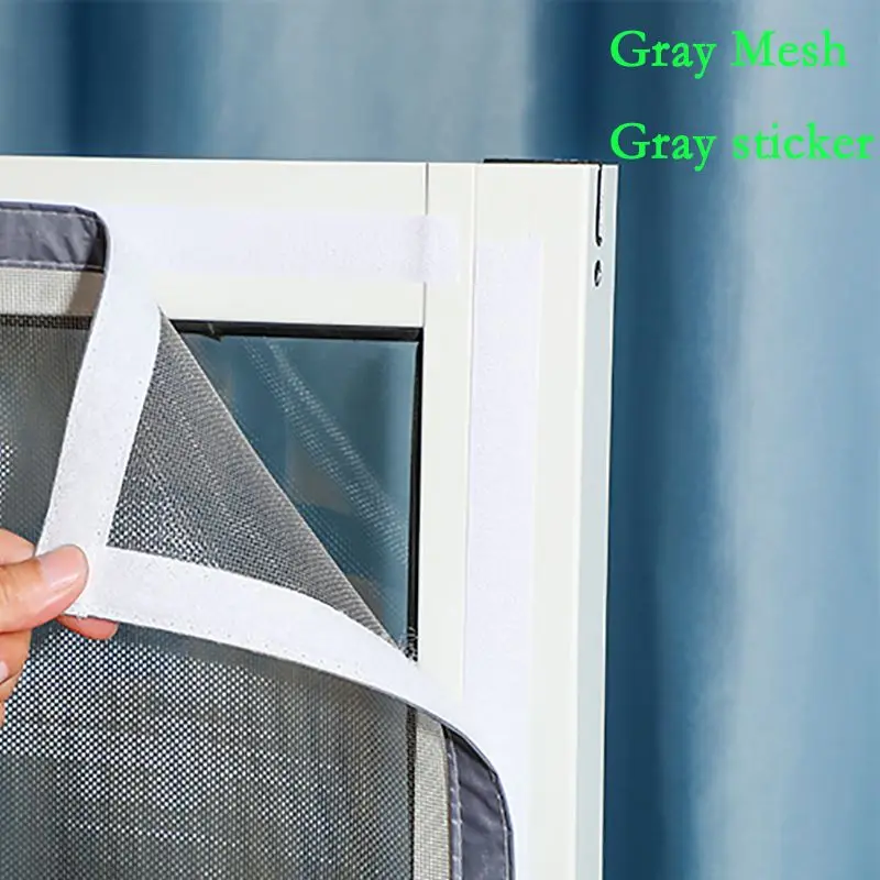 Антидаленная надувная окна с противомоскитной сеткой Экран Лето анти-москитные