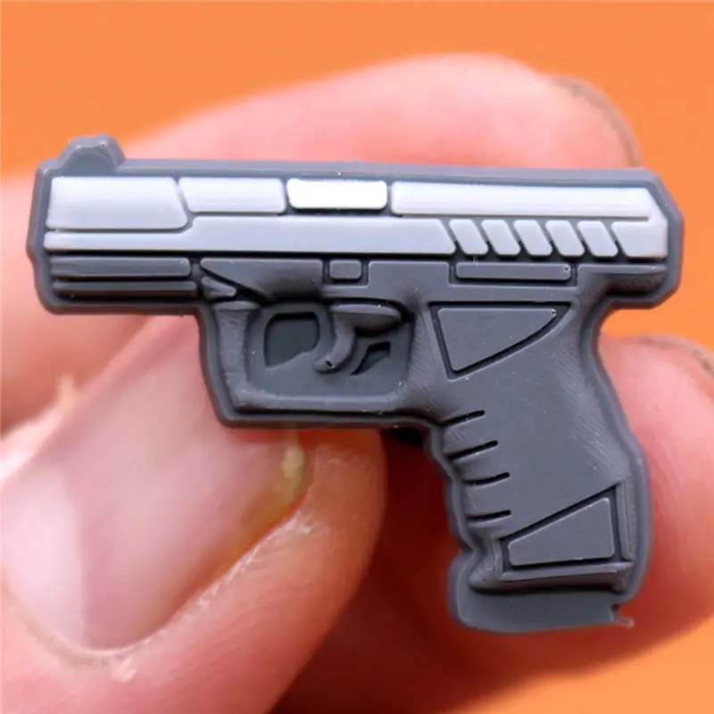 Freeshipping 1pcs Stethoscope Shoe Charms Pistol Camera Audiotape PVC Shoe Accessories Decoration Fit Croc Jibz Party Kids Gifts