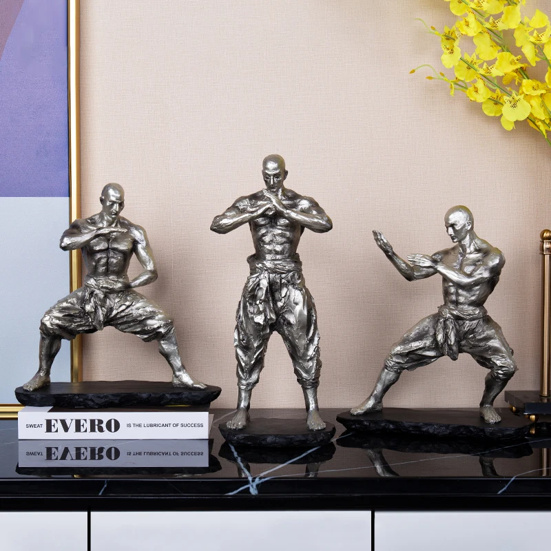 

[MGT]Creative Kung Fu statue ornaments modern minimalist home decoration resin crafts personalized gifts