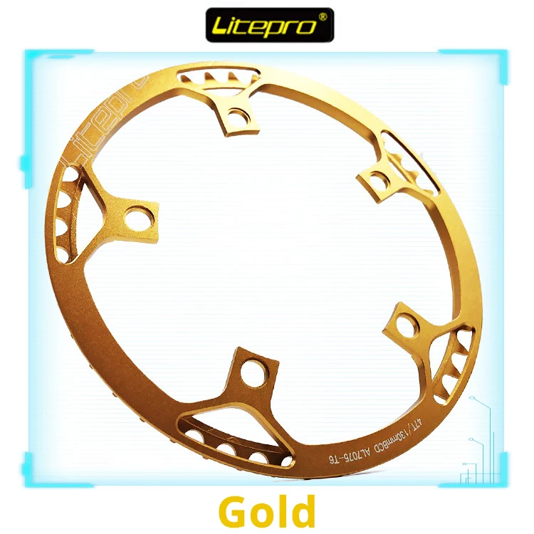 Litepro Сверхлегкий 130 BCD 45T 47T 53T 56T 58T A7075 сплав BMX цепное кольцо складной велосипед BMX цепное колесо велосипед шатун зуб дорога