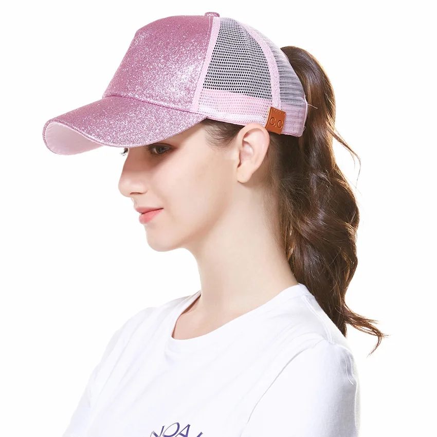 Бейсболка WELROG с блестками женская модная воздухопроницаемая Кепка-Снэпбэк от