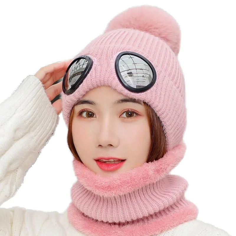 SUOGRY женские и мужские двухфункциональные плотные шапки теплые шапочки зимние