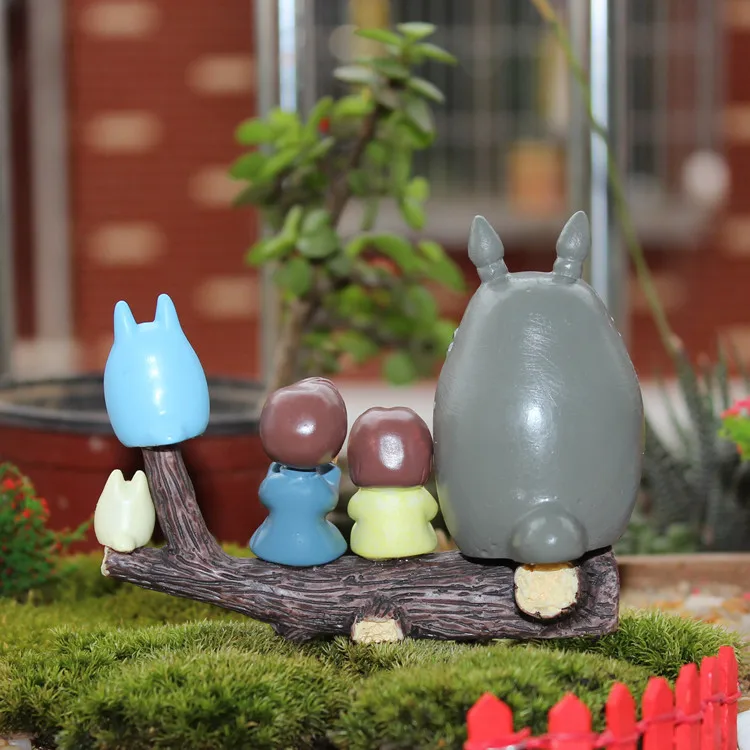 Cute Anime Mirror Birthday Gift Car Decoration Accessories Coche Home Gardening decoration micro landscape ornaments | Дом и сад