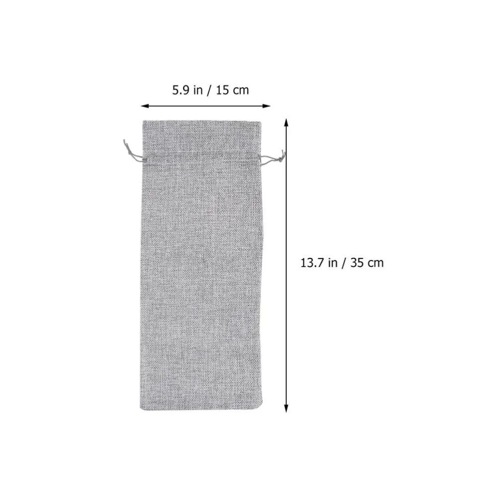 

1 Set Bottle Decorations Linen Bottle Covers Durable Bottle Protectors