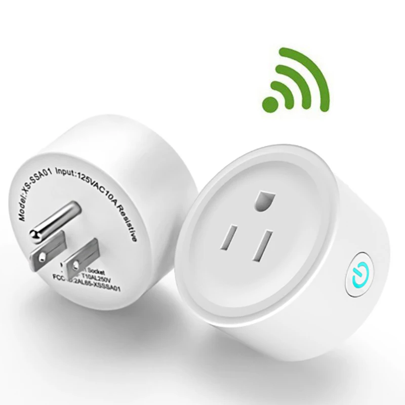 Портативная смарт розетка с поддержкой Wi Fi и голосовым