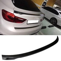 p style real carbon fiber trunks boot spoiler f16 x6 fit for bmw