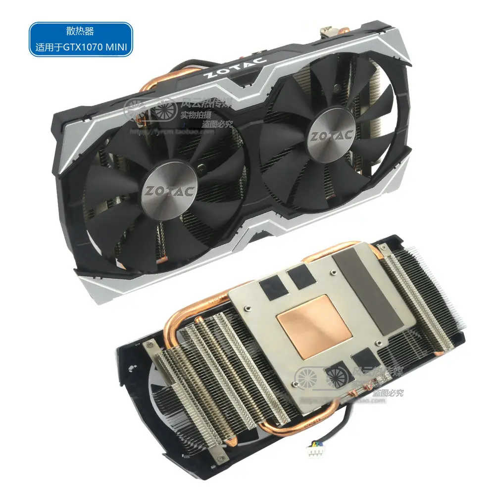 original for zotac gtx1070 8g mini gtx1060 amp edition graphics card cooler radiator free global shipping