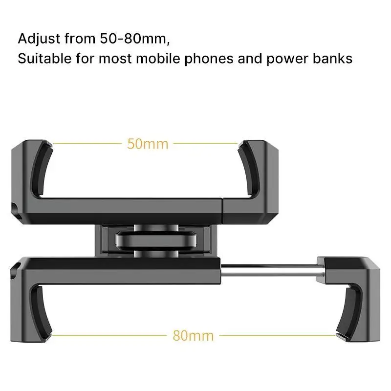 

ST-18 Phone Holder Horizontal and Vertical Shooting Dual Teleprompter Stand Mount Clamp