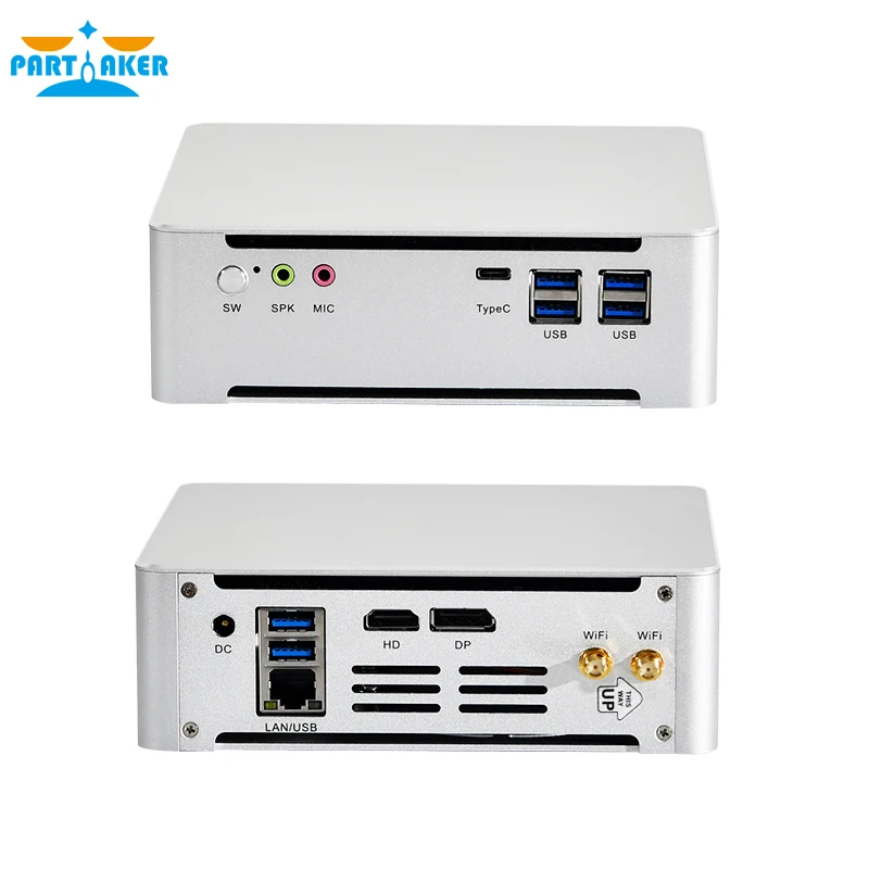 Мини-ПК Intel Core i5 8300H i7 8750H Windows 10 Linux DDR4 Gigabit Ethernet 300M WiFi DP HDMI 4K HTPC NUC | Компьютеры и офис