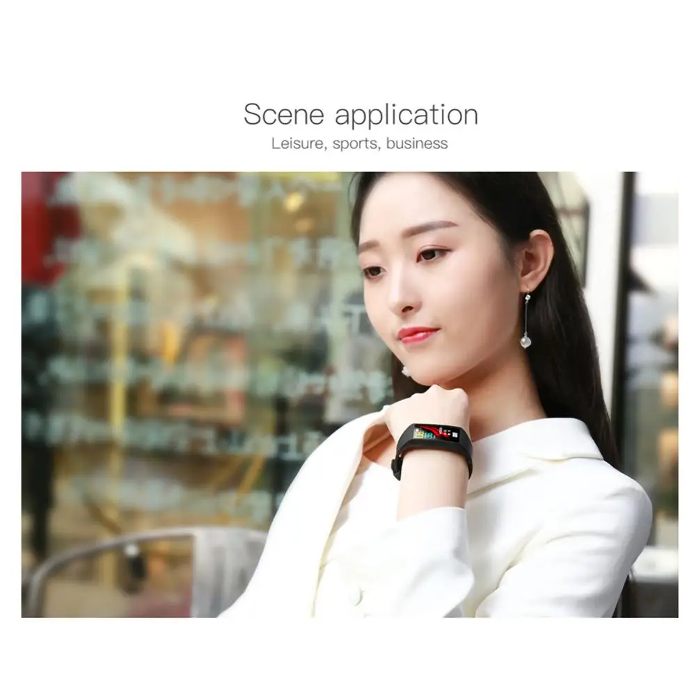 For DT58 1.14 Inch large Color screen Smart Recording Bracelet With Heart Rate ECG Blood Pressure IP68 Fitness Wrisatband | Электроника