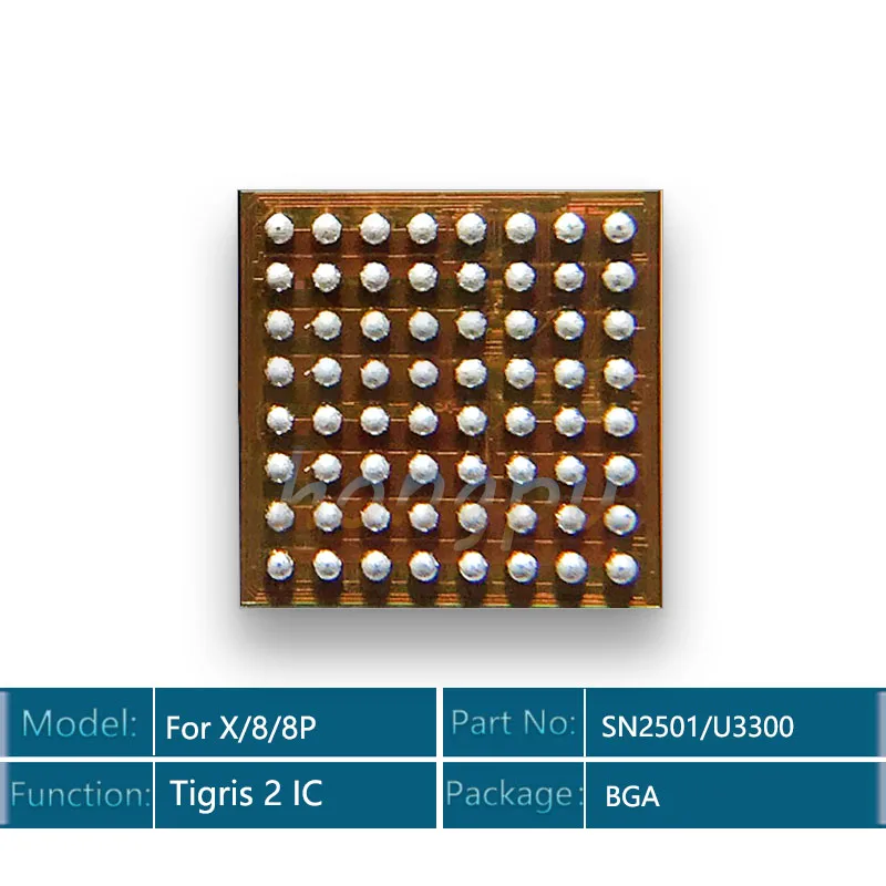 5 шт./лот Новинка SN2501A1/SN2501 A1/U3300 63 контакта для iphone x/8/8 plus TIGRIS 2 Зарядка/зарядное