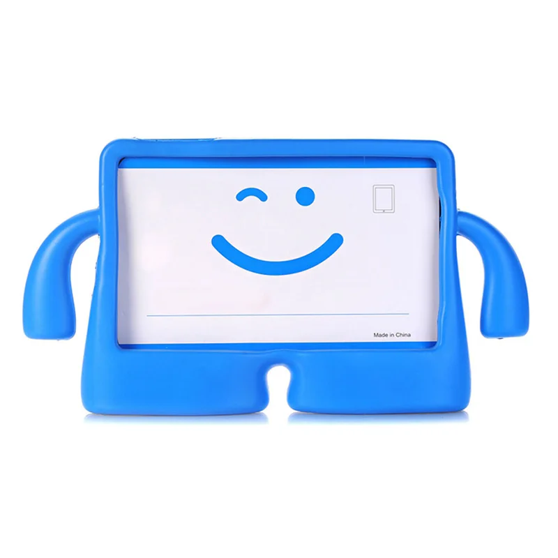 blue Для Amazon Kindle Fire HD 8 чехол Baymax kids tablet Shell противоударный EVA Ручной Чехол-подставка для Kindle Fire HD8 - Цвет: blue
