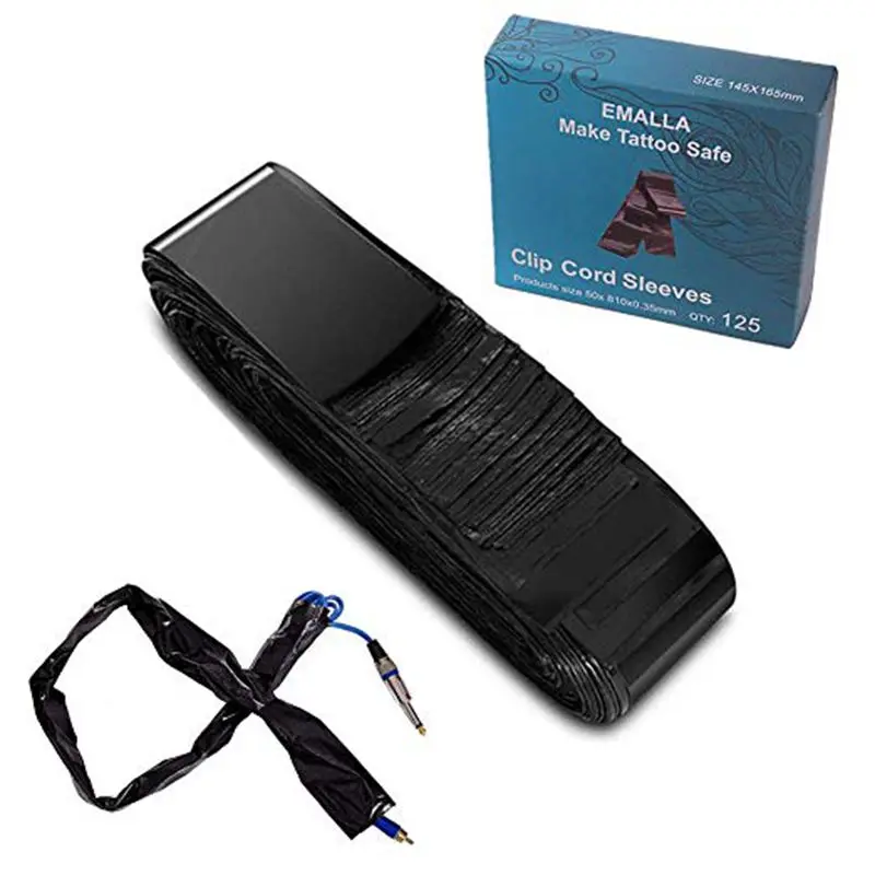 125 шт. одноразовые чехлы для тату клипс|Аксессуары татуажа| |