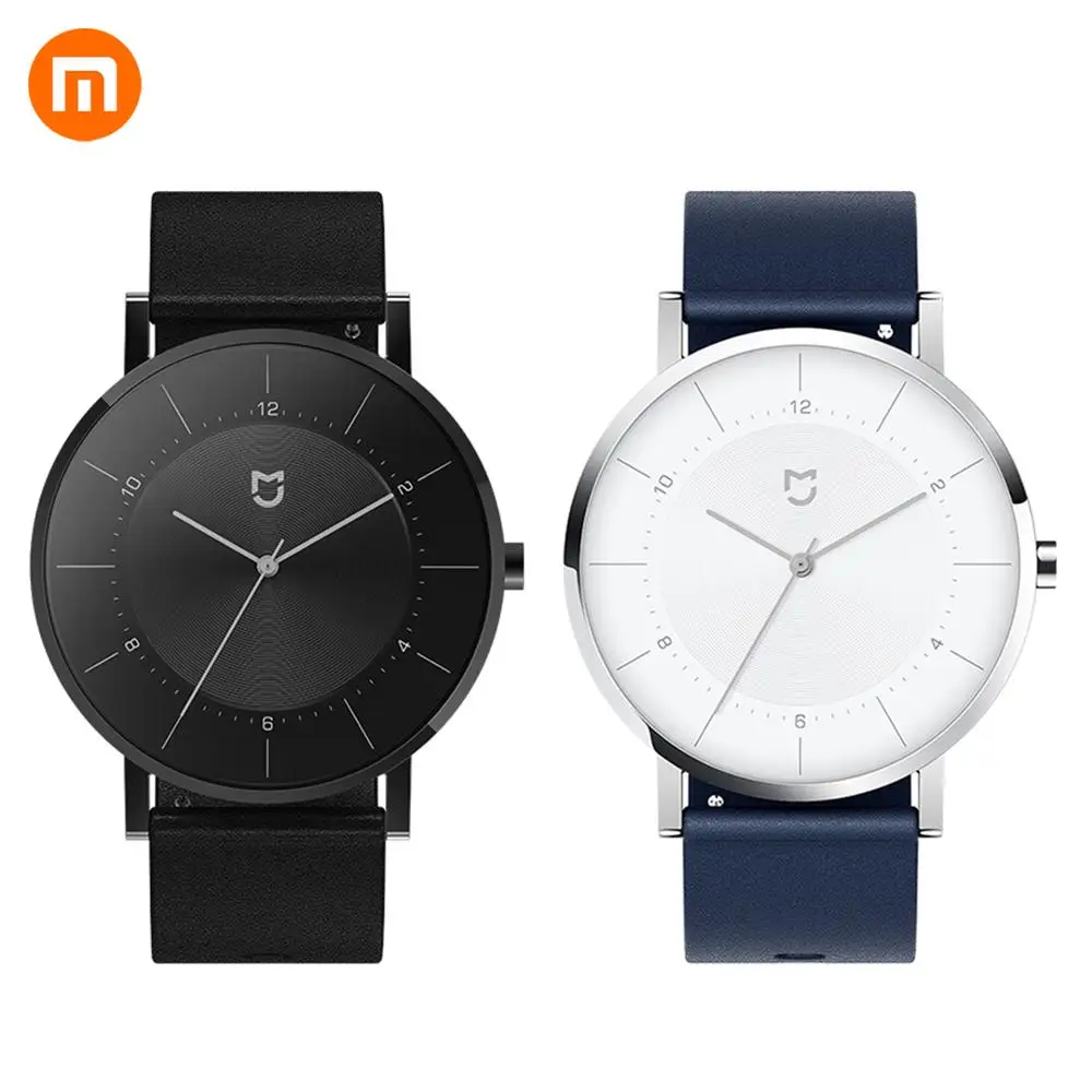 Мужские и женские кварцевые часы Xiaomi Mijia водонепроницаемые из нержавеющей стали