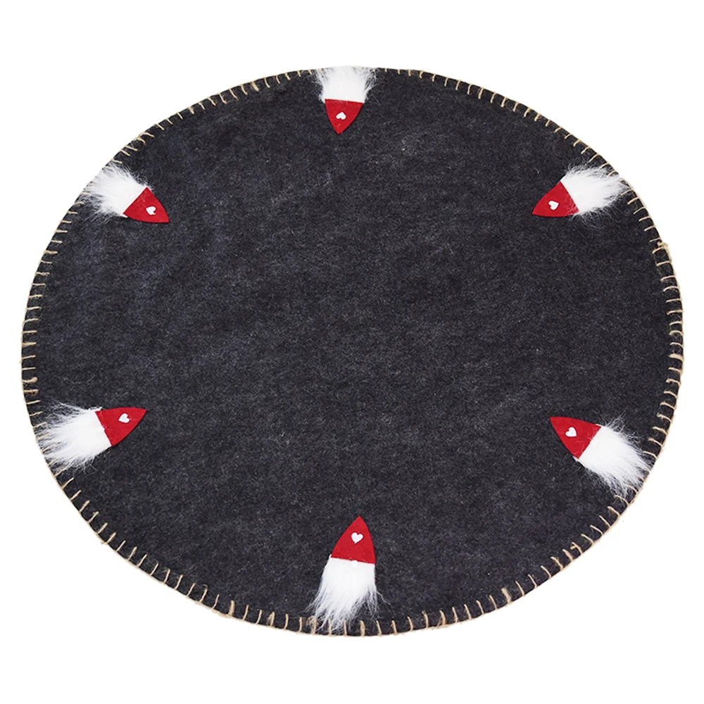 100 см задний фон с веселой рождественской елкой юбка коврик шерсть фетровый