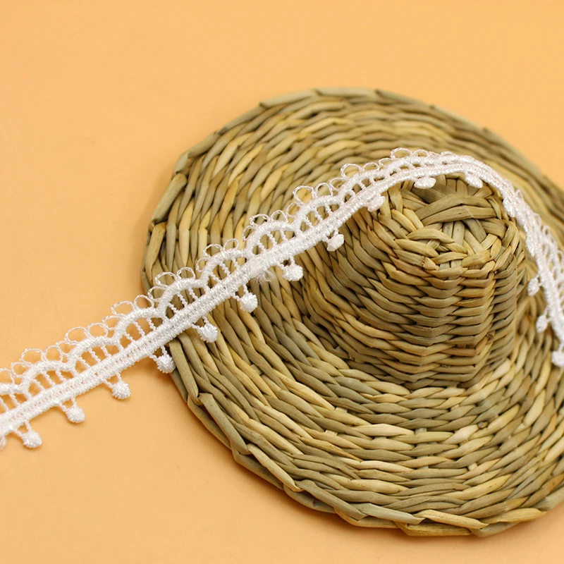 Белый/черный цветок вышивка кружева для свадебного платья украшение ожерелье DIY