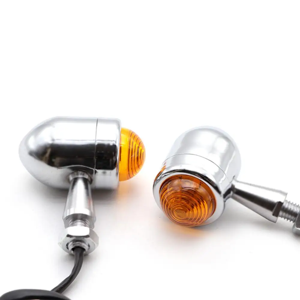 ZORBYZ 1 пара поворотный сигнал мотоцикла хромированная пуля сверхмощные