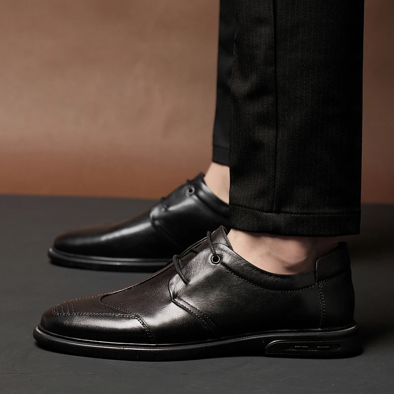 

Обувь из натуральной кожи; Мужские туфли-оксфорды на шнуровке; Повседневная прогулочная обувь; Chaussures Hommes; Мужские мокасины; Мужские лоферы н...