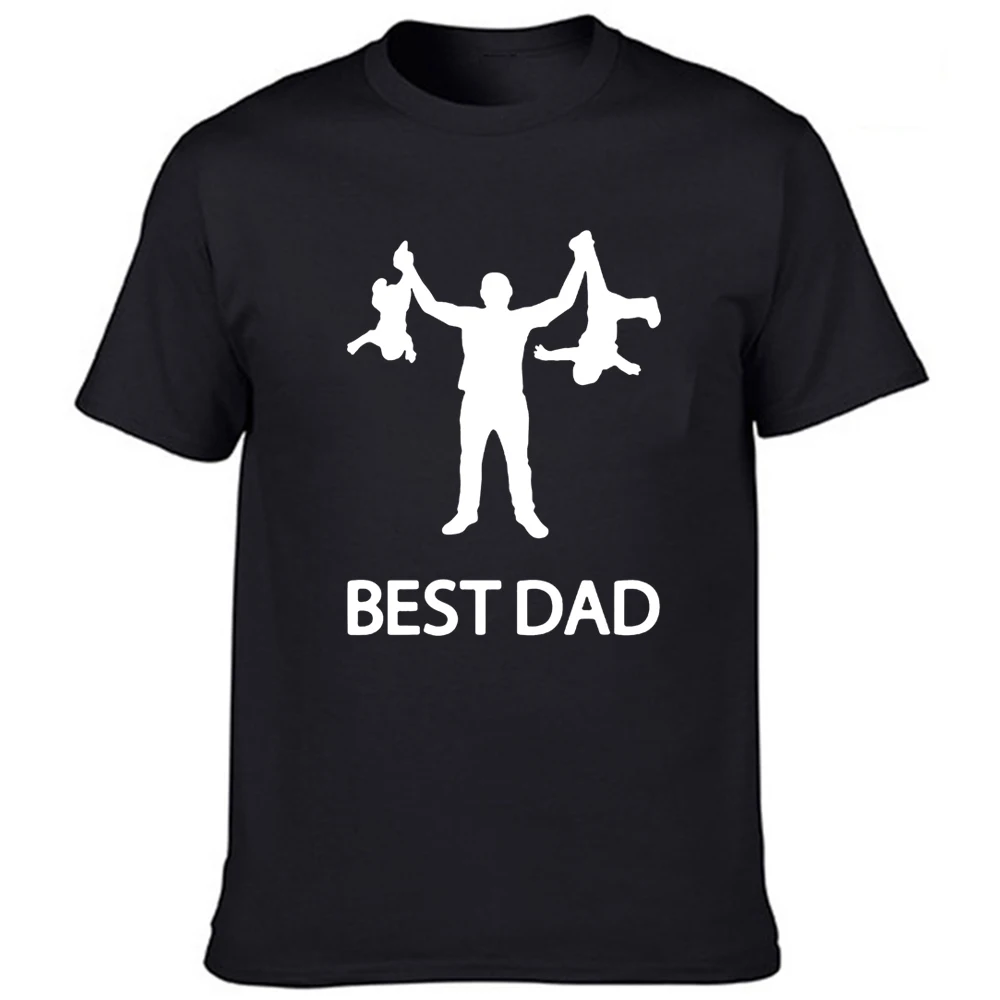 

Cool Clothing New Best Dad Print Graphic Men's Tees Harajuku Streetwear Short Sleeve O-neck Funny T-shirt Father Gift Man Summer
