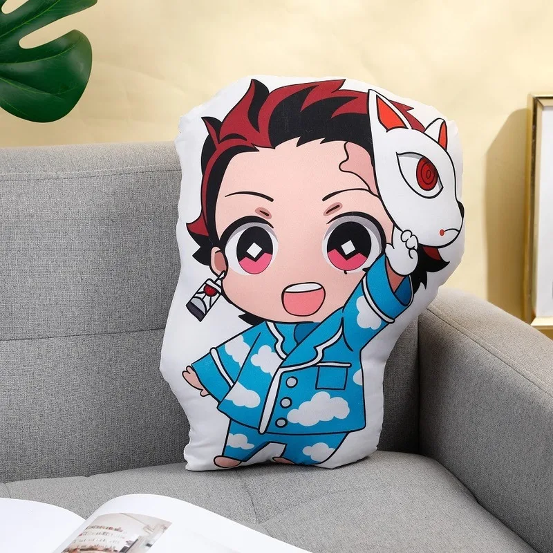 

40cm Japan Anime Cartoon Demon Slayer Tanjirou Kamado Nezuko Agatsuma Zenitsu Hashibira Inosuke Stuffed Plush Pillow Doll Gifts